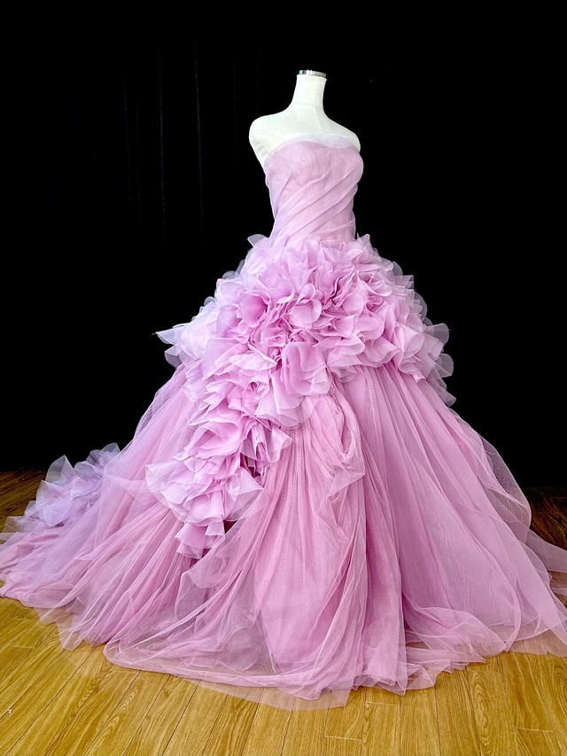 サイズ補正なしUS-2のヘイリーペタルピンク